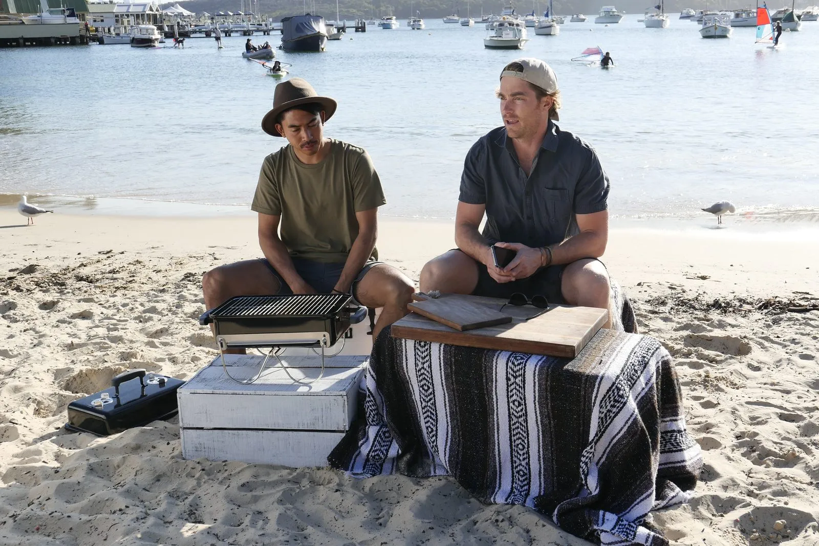 Hayden Quinn holding a large fish