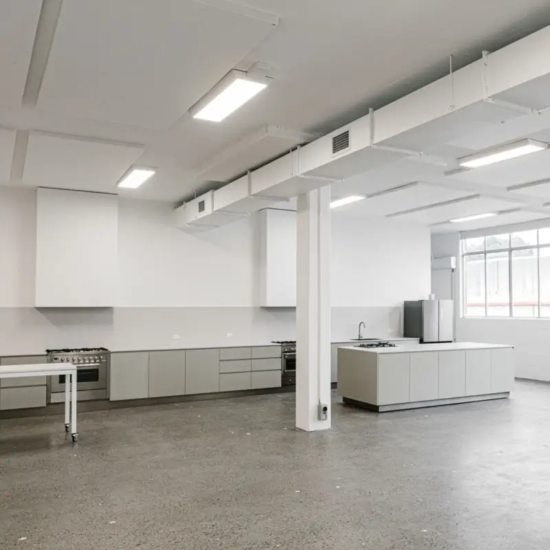 The kitchen at Studio Maybe